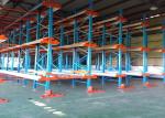 Radio Shuttle Pallet Racking System , Industrial Warehouse Storage Shelves