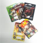 Durable Male Enhancement Pills Packaging Rhino Series 3D Cards Capsule Blister