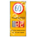 Solar Powered Digital Speed Limit Signs Pre-Warning Led Variable Message Signs