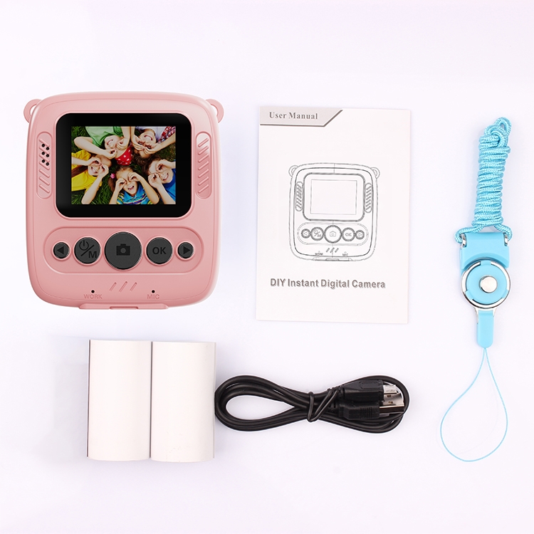 X11S Mini Dual Lens Kids Camera 1080P Bunny Cartoon Children Camera Adorable Toy Kids Selfie Digital Camera As Gift Prize