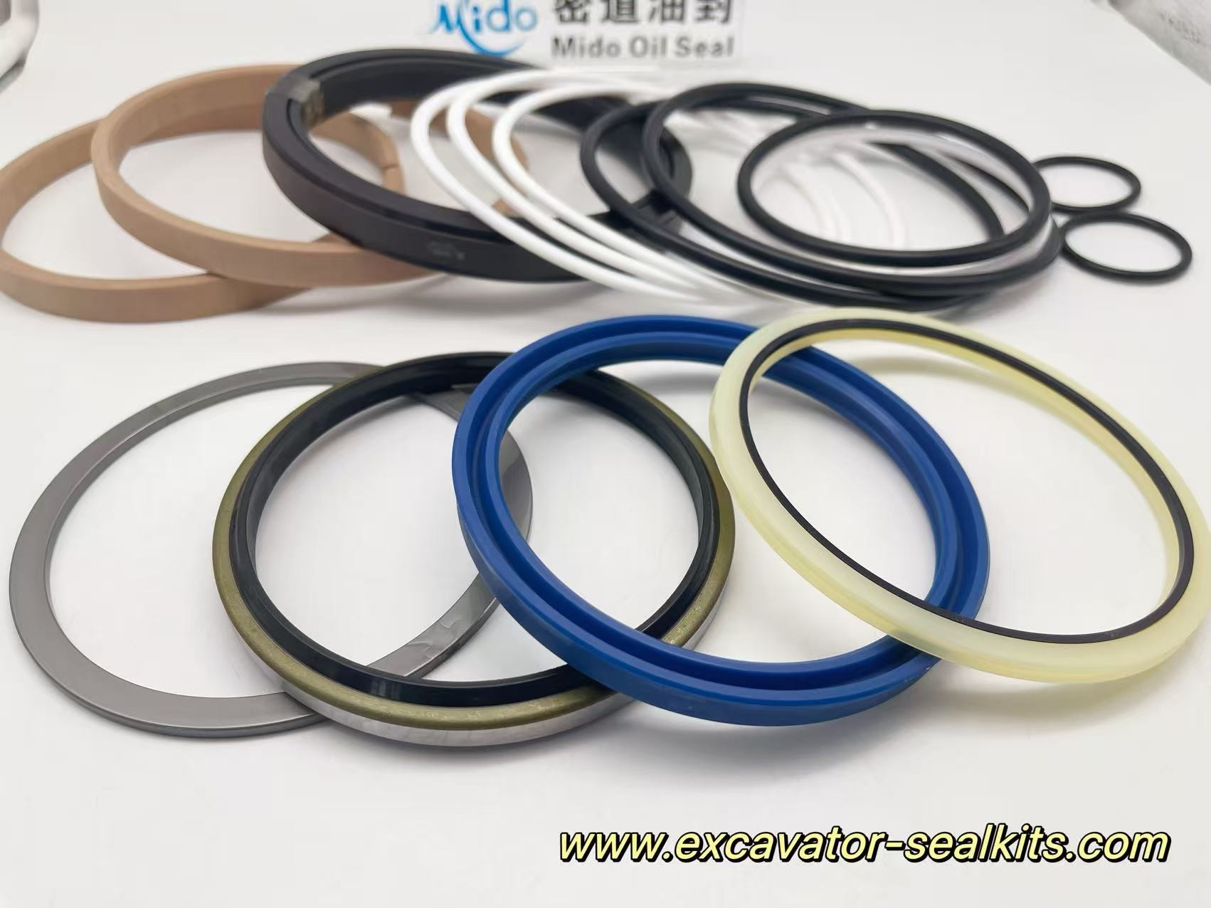 707-99-58090 Hydraulic Oil Seal Kit For Komatsu PC300-7 350LC-7 Bucket For 3.2M 4.0M Hydraulic Cylinder Seal Kit Excavator Models