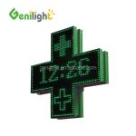 Outdoor Green LED Pharmacy Sign P10 P16 P20 P25 RF WIFI 1024*1024mm Brightness