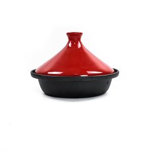 Wholesale Water Free Cooking Cheese Fondue Pot Enameled Cast Iron Tajine from china suppliers