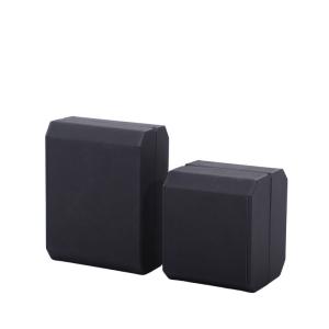 Wholesale Black LED Jewelry Box with Custom Logo Plastic Material and Custom Velvet Interior from china suppliers