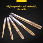 1.25 Pitch M8 Thread HSS 6542 Spiral Pointed Taps