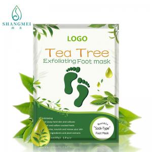 China 40ml Vegan Moisturizing Tea Tree Foot Peel Mask Calluses Smooth Skin Itchy Bacteria on sale