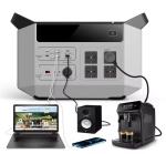 Portable Power Stations Charging Lifepo4 2500W Solar Energy Power Station 2496Wh
