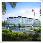 Height 3m Customized Agriculture Small Glass Garden Greenhouse for Vegetables