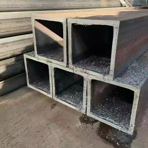 Wholesale 200mm Black Square Rectangular Steel Pipe RoHS Laser Cutting Mild Steel from china suppliers