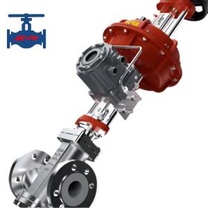 Buy cheap Electric And Pneumatic Operated Control Valve Straight Travel Fluorine Lined from wholesalers