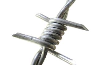 Wholesale Reverse Twisted Barbed Wire Fencing 12.5ga. 2 Points from china suppliers