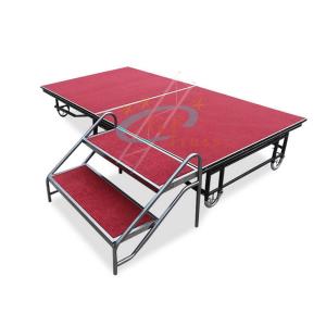 Wholesale Durable aluminum folding stage platform for wedding concert from china suppliers