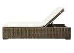 Hotel 5 Positions Adjustable Backboard Wicker Garden Daybed
