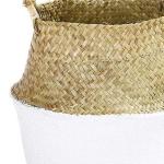 ODM Artificial Plant Accessories Bamboo Woven Basket Rattan Portable Flower Pot