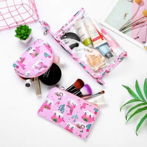 Wholesale Waterproof Women Cute Cartoon Polyester Cosmetic Bag from china suppliers