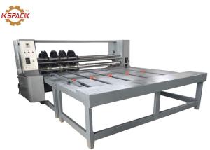 Wholesale Chain Type Rs4 Slotting Corrugation Machine , Manual Feeding Carton Rotary Slotter from china suppliers