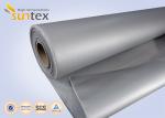 1.6mm Silicone Coated Fiberglass Fabric for welding drapes and Removable