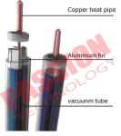 Closed Loop Solar Water Heater Heat Pipe , Thermal Hot Water Heater 200 Liter