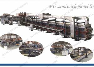 Wholesale 380V Metal Roofing Roll Former 1250mm Mineral Wool Sandwich Panel Machine from china suppliers