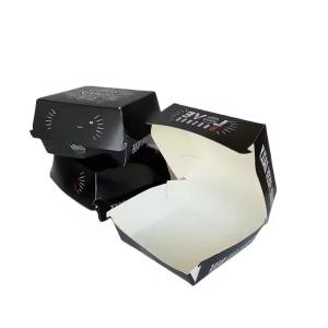 Wholesale Food Snack Burger Packaging Box Custom Order Accepted Kraft Paper Eco-Friendly Takeaway from china suppliers