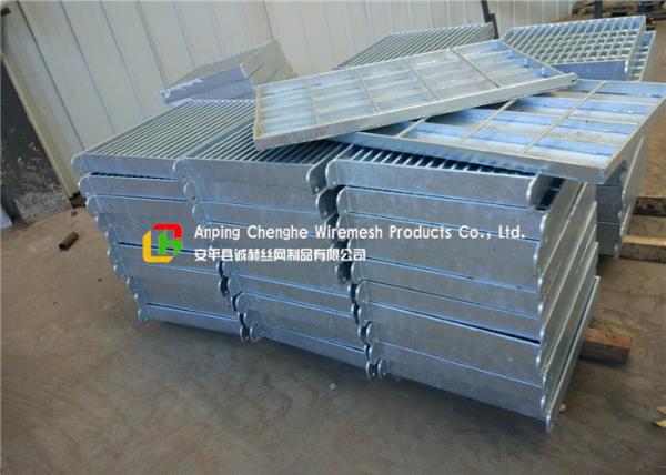 Quality Composite Steel Grating Panels , Corridor / Stairs Metal Grate Cover for sale