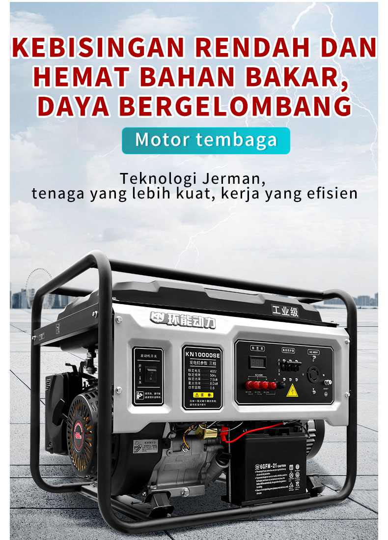 4 Kw 5kw 10kw Gasoline Power Generators Portable Motor Mini