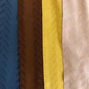 Wholesale Elastane Stripe Textured Yarn Dyed Polyester Pleated Fabric 250gsm from china suppliers