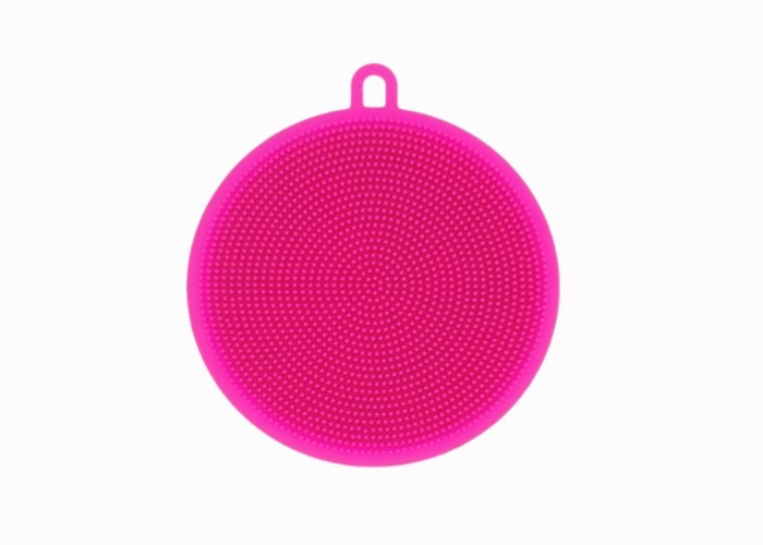 Soft Silicone Facial Cleansing Brush , Silicone Dish Brush For Fruit / Vegetable