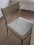 Comfortable Cushion Solid Wood Dining Chair in Nature Popular Colors for