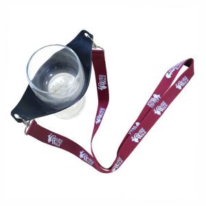 Wholesale Promotional Glass Wrapper Lanyard 2*90cm Dacron Logo Customized from china suppliers
