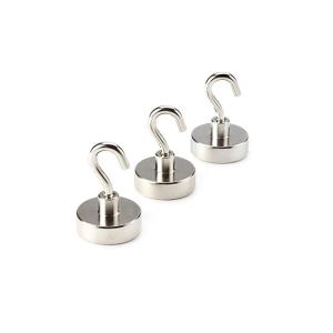 Wholesale NdFeB Neodymium Magnet Hooks Nickel Coating Strong Hook Magnets from china suppliers