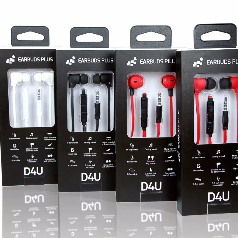Custom Headphones Wireless Bluetooth Packaging Cardboard Box Earphone Package Paper Box With Hanger