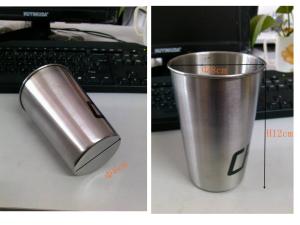 Wholesale Portable Stainless Steel Shot Glasses Barware Wine Drinking Glass Cup from china suppliers