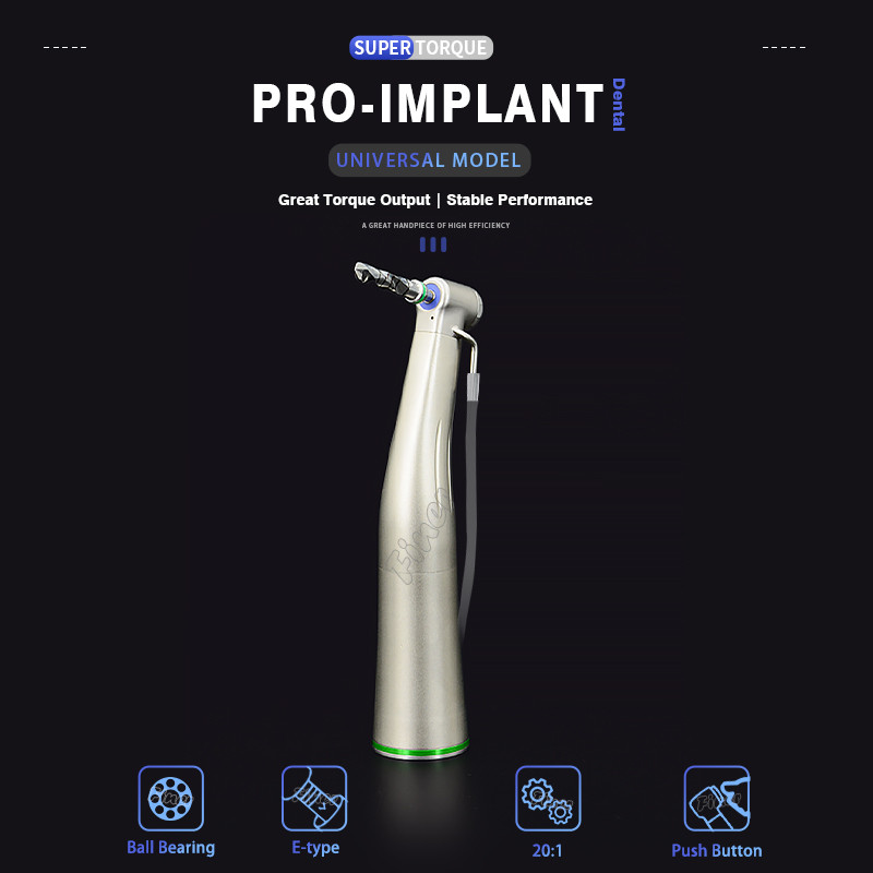 Dental 20/1 Implant Contra Angle Handpiece Implant Surgery Dental Handpiece