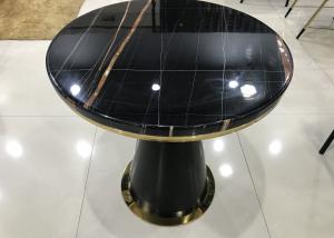 Wholesale Modern Minimalist 70cm Stainless Steel Marble Coffee Table from china suppliers