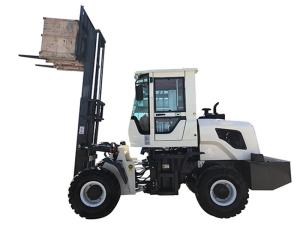 Wholesale Off Road Forklift 4x4 4WD Model ET50 High Duarability 5ton Rough Terrain Forklift Truck from china suppliers