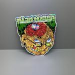Customized Unique Shaped OEM Mylar weed Bags With ziplockk For Marijuana Food