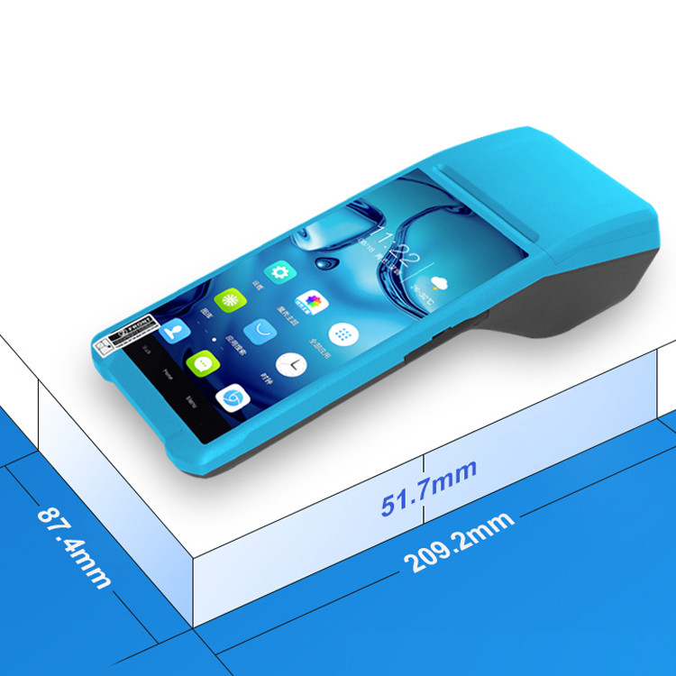 Android Pos Terminal With 58mm Thermal Receipt Printer For Payment