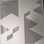 Custom Design Round Triangle Hole Aluminum Stainless Steel Perforated Sheet For
