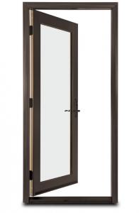 Wholesale Hinged Operated Swing Aluminium Door , Right Hand Inswing Interior Door from china suppliers