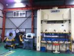 Stainless Steel Trash Can Stamping Shearing Machine / Leveling Feeder