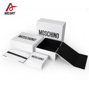 Wholesale MOSCHINO Automatic Foldable Paper Boxes Gift Packaging With Magnets from china suppliers