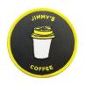 Buy cheap Fabric 3in Satin Stitch Custom Embroidered Hat Patches Round Shape from wholesalers