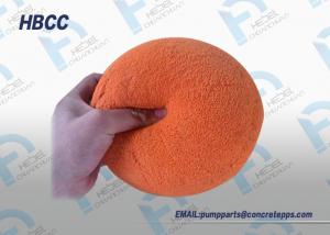 China concrete pump pipe cleaning spong balls rubber sponge cleaning ball on sale