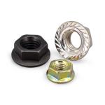 M2-M30 Plain 304 Stainless Steel Nylon Lock Nut DIN6923 for Heavy Load
