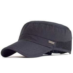 Wholesale Outdoor Sport Quick Drying Military Cadet Cap Men Breathable Army Flat Top Hat from china suppliers