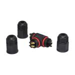 T Type IP67 Waterproof Connector , 250V 2pins Solar Cable Connector