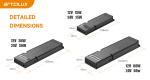 CE Certified 120W Cabinet Power Supply 6.3 X 2.4 X 1.4 Inches For High