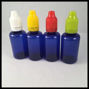 China Blue 30ml Plastic Bottles PET Dropper Bottles E Cig Liquid Bottles on sale