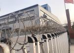 Sliver Color Hot Dipped Galvanized Razor Barbed Wire , Concertina Wire